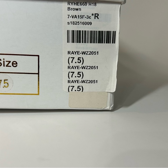 Raye Bali heel Brown size 7.5 Never worn - Picture 9 of 16